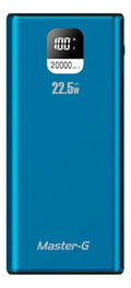 Cargador Portatil Bateria Power Bank Master-g 20000mah 22.5w Azul