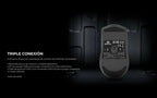 Mouse Gamer Redragon King Pro 26000dpi 5 Botones Programable Negro