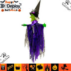 Brujita Voladora Colgante Decoracion Horror Halloween 60cm