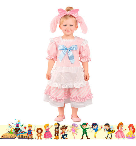 Trajes Disfraces Cuentos Infantiles Dia Del Libro Halloween Conejito Rosado