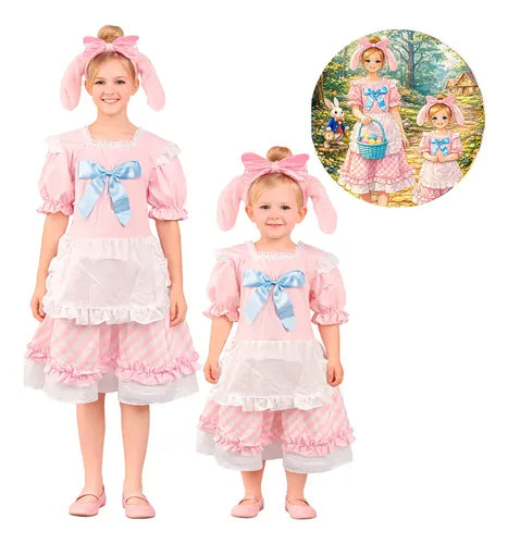 Trajes Disfraces Cuentos Infantiles Dia Del Libro Halloween Conejito Rosado
