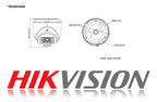 Camara Analoga Domo Hikvision Colorvu 2mp 2.8mm Microfono Blanco