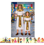 Disfraz Faraon Día Del Libro Cuentos Infantiles Halloween Blanco