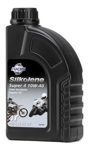 Silkolene Aceite Motor 4t Semi Sintetico 10w-40 - Super 4