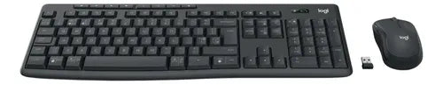 Kit Teclado Y Mouse Inalambrico Logitech Mk370 For Bussiness Negro