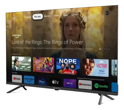 Smart Tv Led 43 Google Tv Full Hd Bluetooth Mgg43ffk Master-g Color Negro 2025