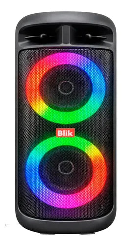 Parlante Karaoke Blik Upsound3 Bt 5.3 Radio Tf/sd Tws Rgb 5h Negro