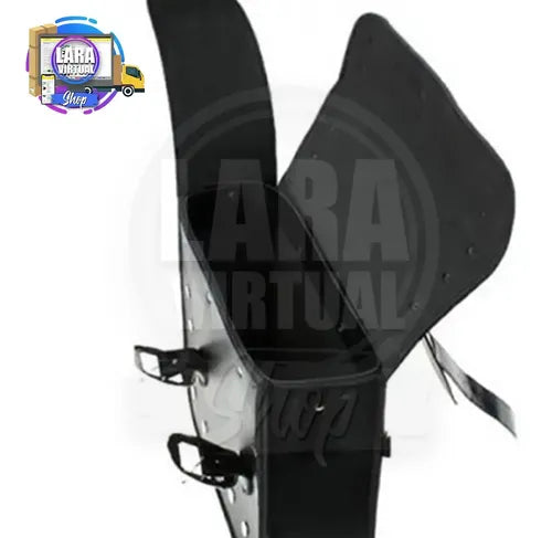 Alforjas Para Moto Top Case Estilo Shopper Con Broche Negro