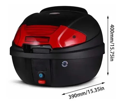 Maleta Para Moto Top Case Cargo 30 Litros 1 Casco Universal