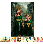 Disfraz Medusa Cuentos Infantiles Dia Del Libro Halloween Verde