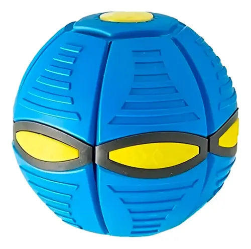 Pelota Frisbee Platillo Led Juguete Portatil Niños Mascotas Varios (azul, Verde, Rosa, Rojo)