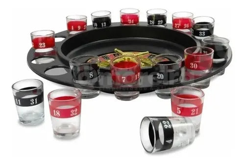 Ruleta Casino Shots Alcohol Bar Fiestas Diversion