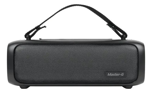 Parlante Bluetooth Portátil 10w Mgboom Truewirelesss Usb Jack 3.5mm Radio Fm Master-g Color Negro