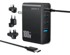 Cargador Master-g Carga Rapida 100w Universal + Cable Usb-c Negro