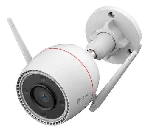 Camara Wifi Ip Ezviz H3c 2k+ Colorvu Exterior Ip67 Microsd Blanco