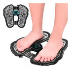 Masajeador Ems Electro Estimulador Impulsos Eléctricos Pies Negro Con Detalle Azul (control)