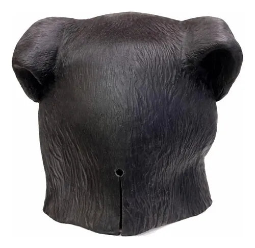 Mascara Disfraz Perro Halloween Cosplay Therian Negro Perro