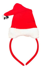 Cintillo Santa Cascabel Sonajero Pascuero Navidad Fiestas Rojo