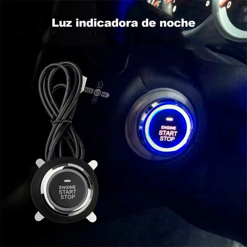 Botón De Encendido Arranque Para Autos Start Stop Keyless