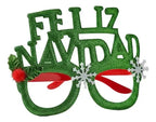 Pack 12 Lentes Anteojos Surtido Fiestas Celebracion Navideña Surtido Feliz Navidad