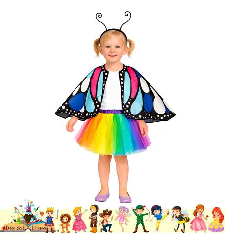 Disfraz Mariposa Cuentos Celebracion Dia Del Libro Halloween Multicolor