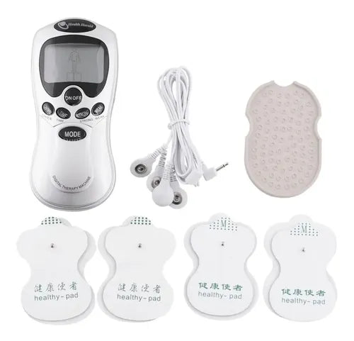 Masajeador Corporal Eléctrico Acupuntura Terapia Digital Gris