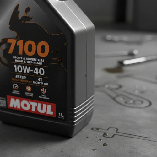 Aceite Motul 7100 10w40 1l Aceite Motor 4t Sintetico Motos