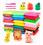 24 Arcillas Plastilina Magica De Colores Moldeable Suave Surtido