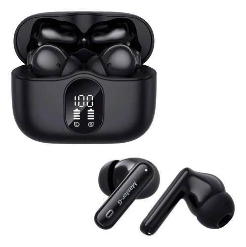 Audifonos Inalambricos Master-g Buds30 Tws Bluetooth V5.3 Negro