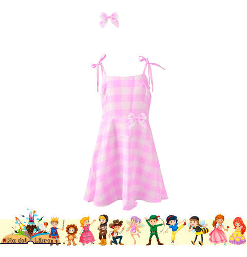 Disfraz Barbie Cuentos Infantiles Dia Del Libro Halloween Rosado