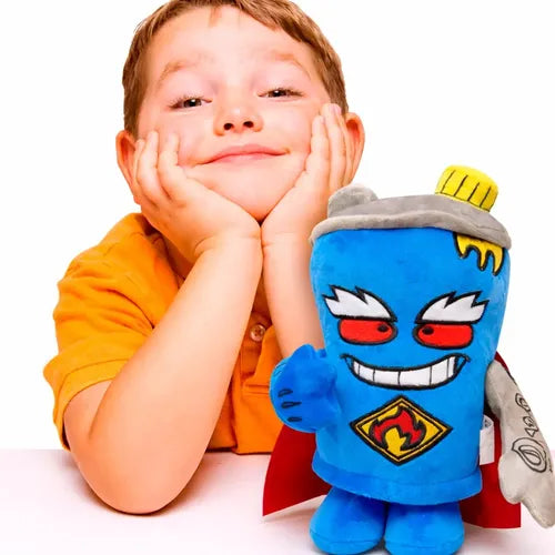 Peluche Superzings Mr King Super Raro Original 24 Cm Serie 3 Mr King
