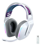 Audífonos Gamer Logitech G733 Lightspeed Rgb Inalámbricos Para Pc Y Playstation Blanco