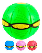 Pelota Frisbee Platillo Led Juguete Verde Niños Mascotas Verde