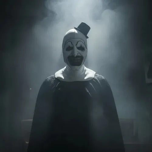 Mascara Latex Payaso Terrifier Halloween Blanco Terrifier