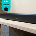 Barra De Sonido Blik Surreal24 24w Cinema Bt/aux/hdmi/usb Negro