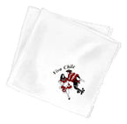 Pañuelo Cueca Estampado Fiestas Patrias Y Danzas Pareja Blanco Pareja Bailando
