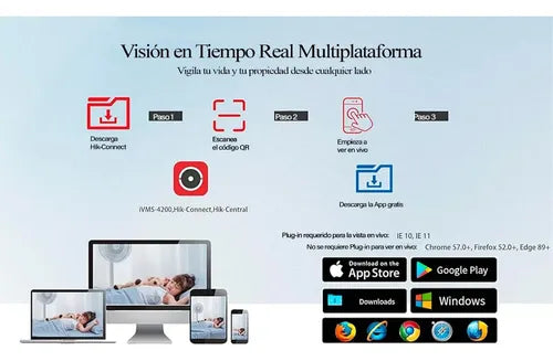 Camara Minibala Hikvision Smart Hybrid Light 3k Colorvu Ip67 Blanco