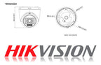 Camara Analoga Domo Hikvision Smart Hybrid Light 2mp 2.8mm Blanco