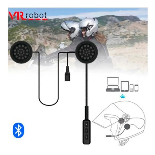 Bluetooth Inalambrico Para Cascos De Motos 4.0 Stereo