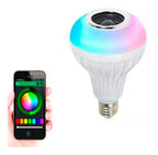 Ampolleta 12w Bluetooth Musical Y Multicolor Con Control Rgb