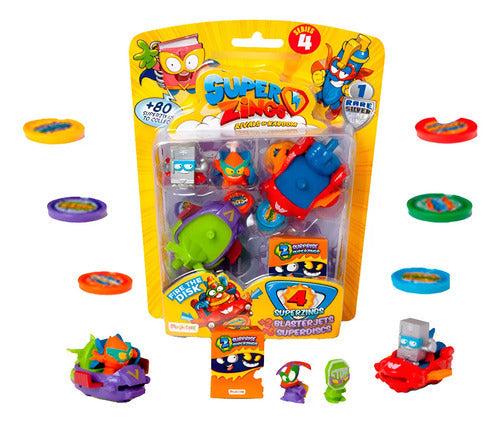 Superzings Serie 4 Original Blister 4 Figuras Coleccionables