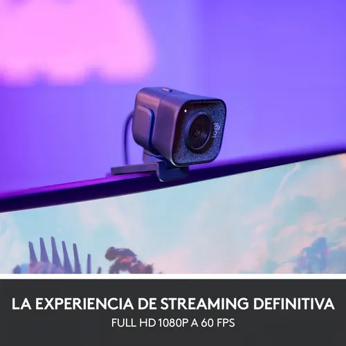 Webcam Logitech Stream Cam Usb-c 60 Fps Full Hd 1080p Color Gris Oscuro
