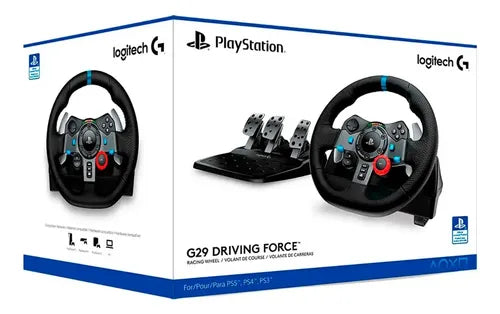 Pack Volante + Palanca Logitech G29 Ps5 Ps4 Ps3 Pc Negro