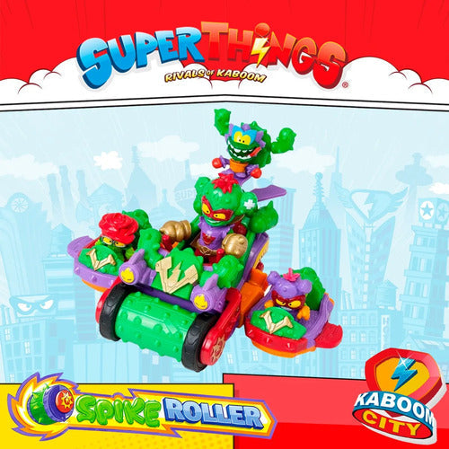 Superthings Vehiculo Spike Roller Rivals Of Kazoom Original