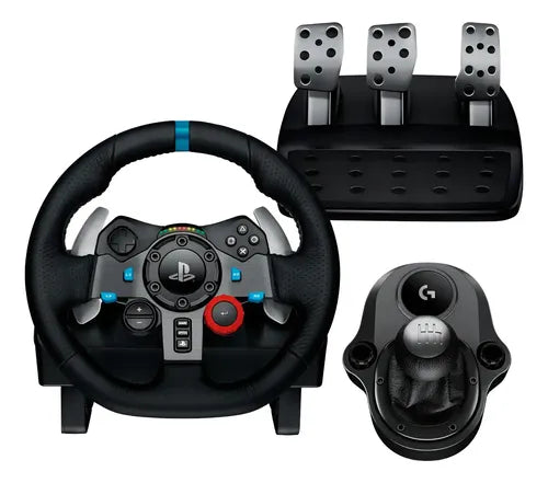 Pack Volante + Palanca Logitech G29 Ps5 Ps4 Ps3 Pc Negro