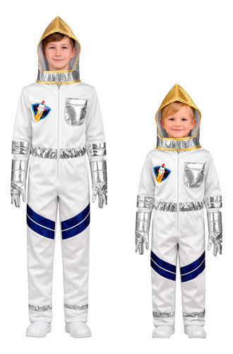 Disfraz Traje Astronauta Cuentos Infantiles Dia Del Libro Blanco
