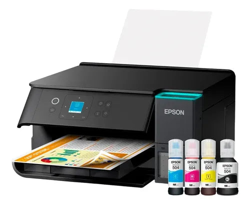Impresora Multifuncional Epson Ecotank L4360 Wifi Duplex App Negro