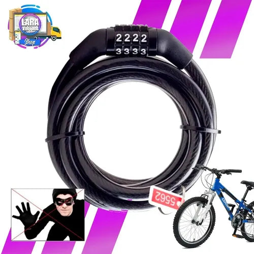 Candado De Seguridad Bloqueo Para Bicicletas Antirrobo