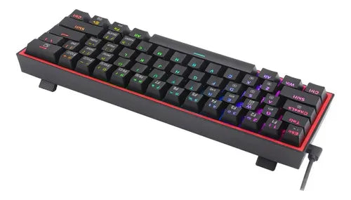 Teclado Mecánico Redragon Fizz Pro K616 Rgb Wireless Dual Color Del Teclado Negro Idioma Español Latinoamérica Español Latinoamericano