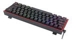 Teclado Mecánico Redragon Fizz Pro K616 Rgb Wireless Dual Color Del Teclado Negro Idioma Español Latinoamérica Español Latinoamericano